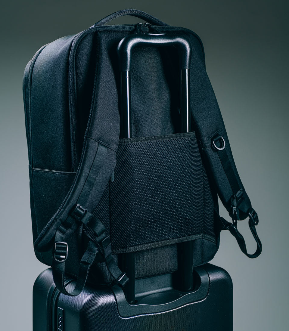 Herschel Kaslo Travel Backpack Tech featuring a convenient luggage trolley sleeve for seamless travel.