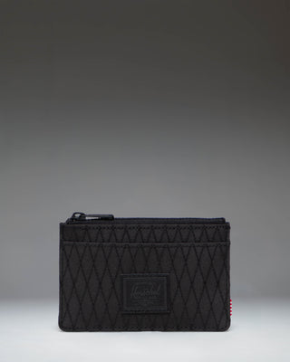 Herschel Supply Co. Oscar Cardholder in Black Diamond/Black.