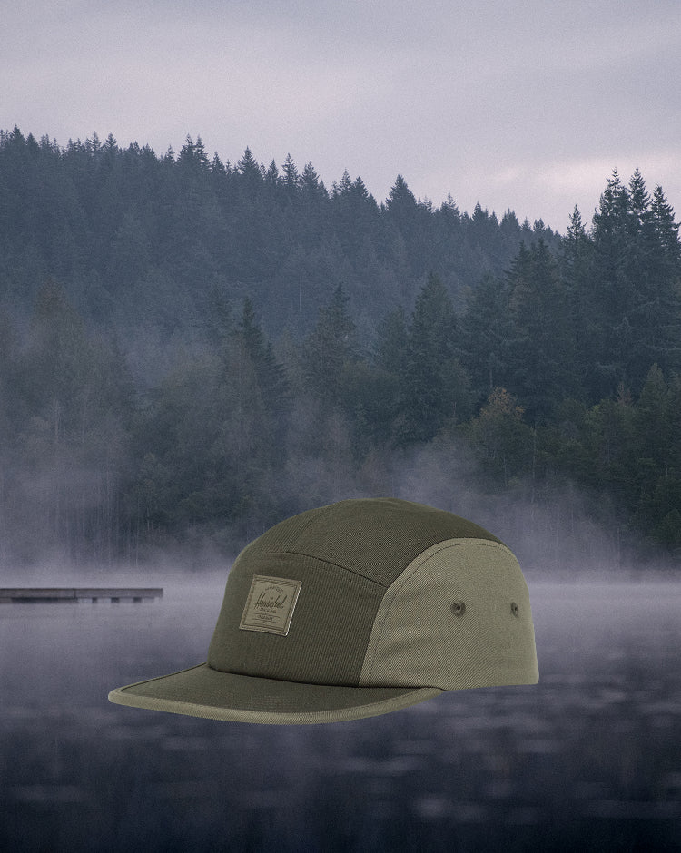 Herschel Supply Co Glendale Cap in Deep Depths/Dusty Olive.