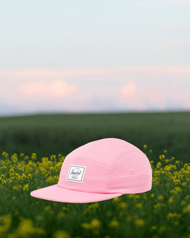 Herschel Supply Co Glendale Kids Cap in Cashmere Rose pink.