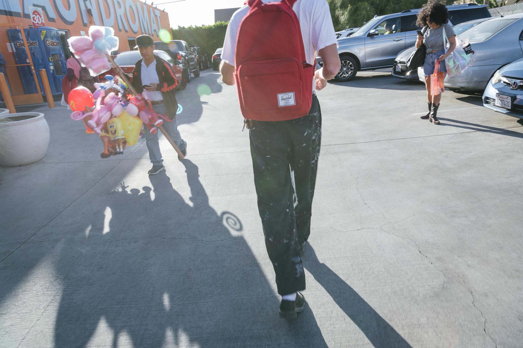 mini black back pack