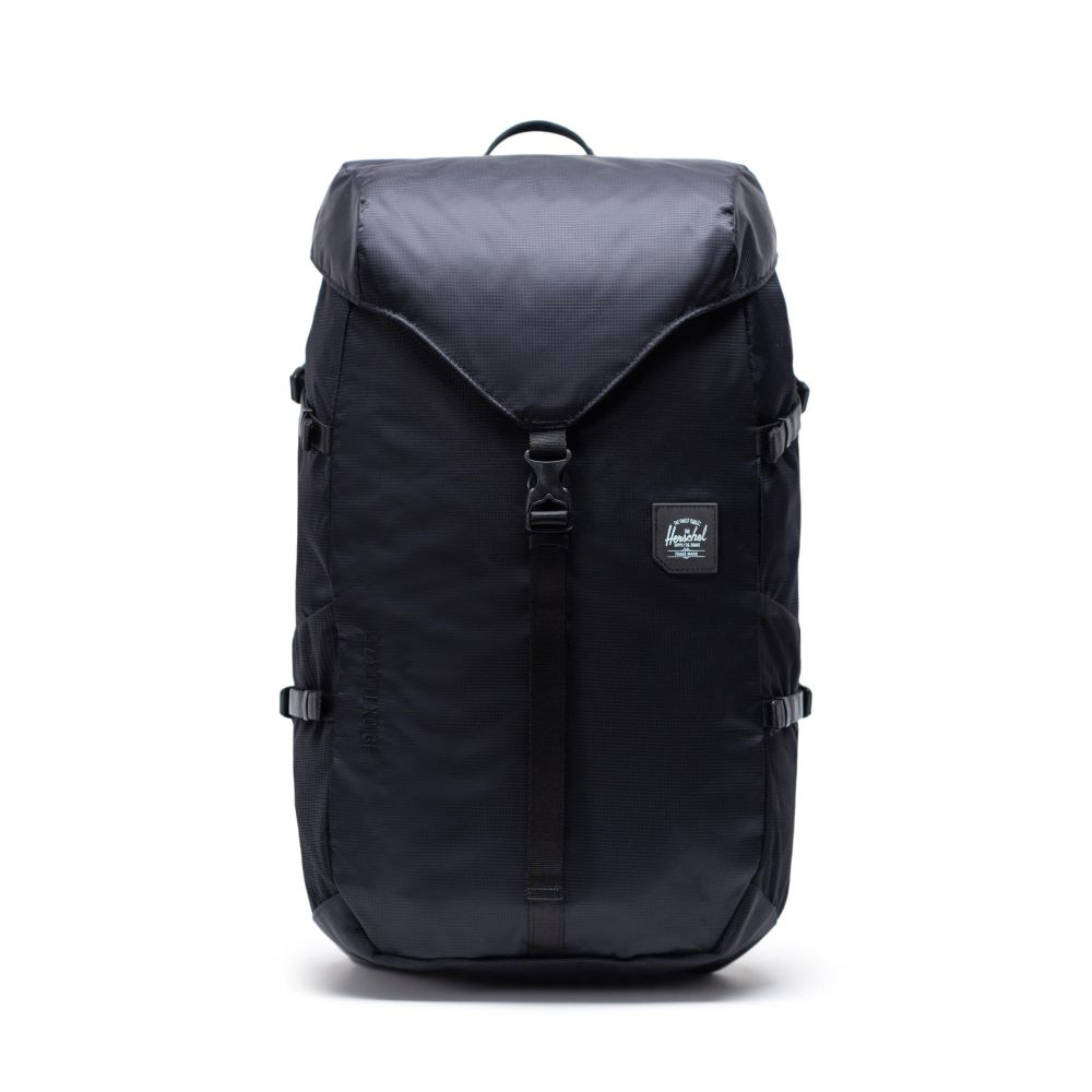 Image of a black herschel barlow large backpack