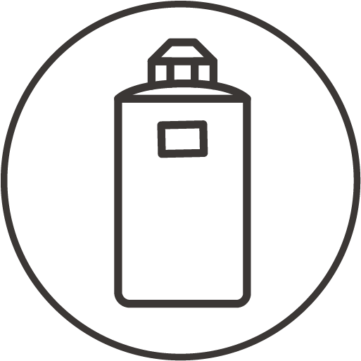 Removable insulated bottle sleeve feature icon