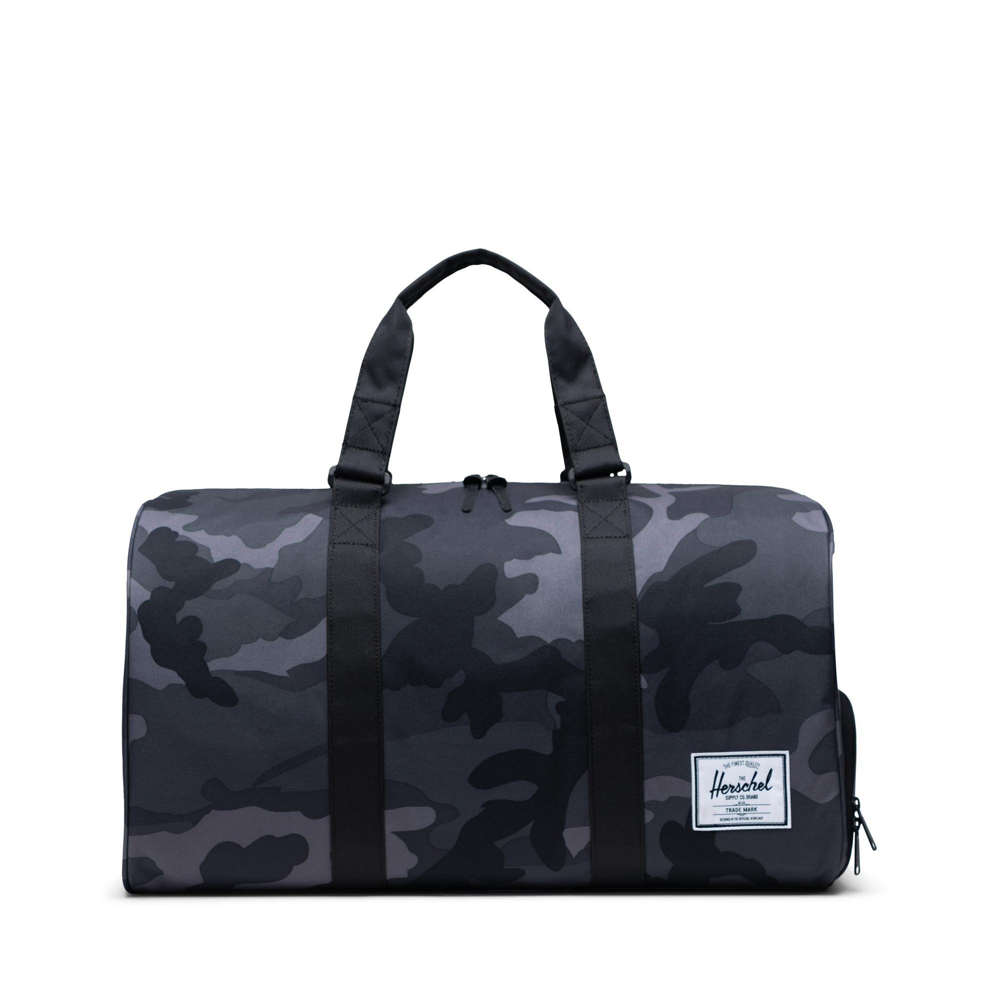herschel blue duffle bag