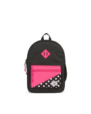 Herschel Kids Supply Heritage XL Youth Backpack Polka Dot Fandango Pink One Size