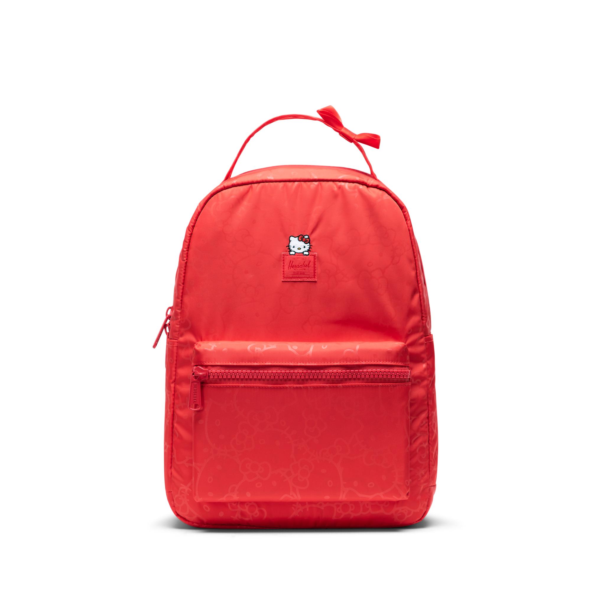 NWT Herschel Supply Co Hello Kitty Sanrio Nova Mid-Volume Backpack Red New Med 