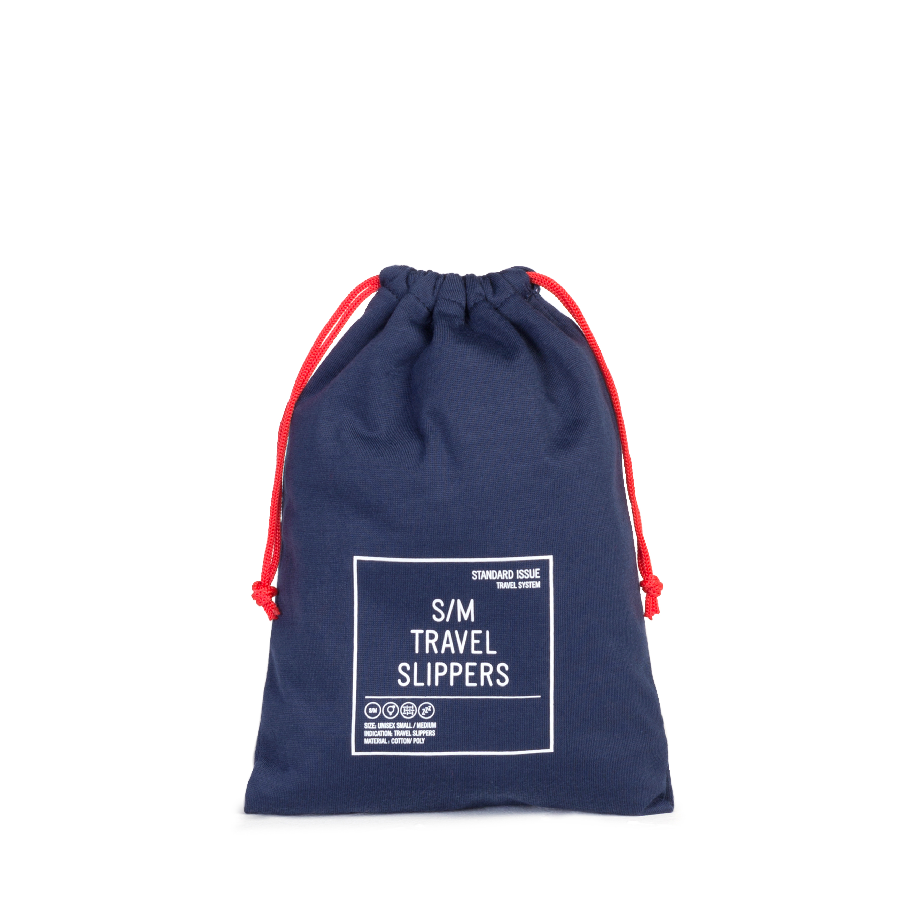 travel slippers in a bag