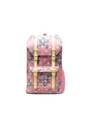 herschel pink floral backpack