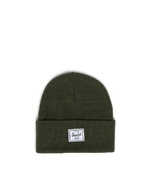 herschel green beanie