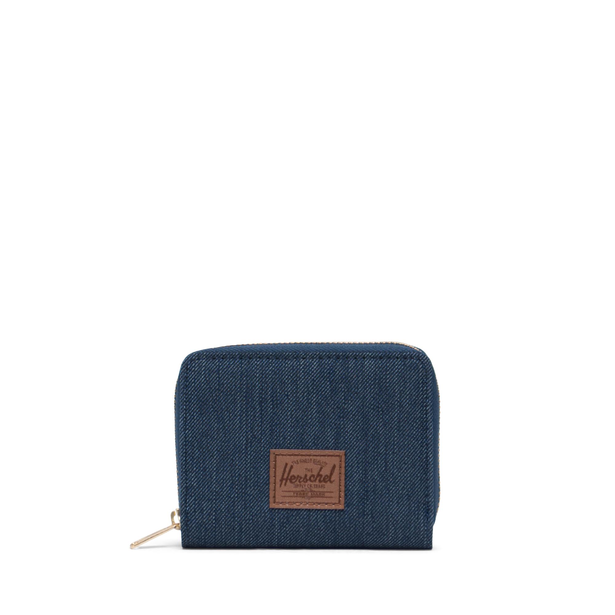 Herschel Tyler RFID Wallet Credit Card Case Raven Crosshatch