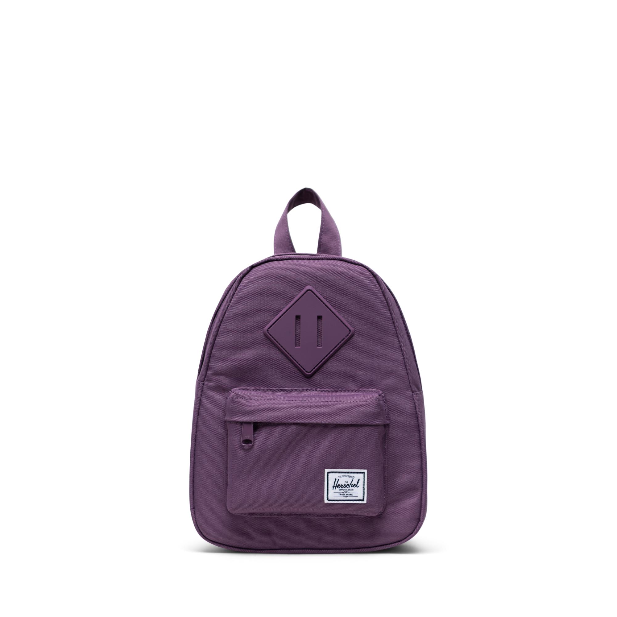 purple herschel backpack