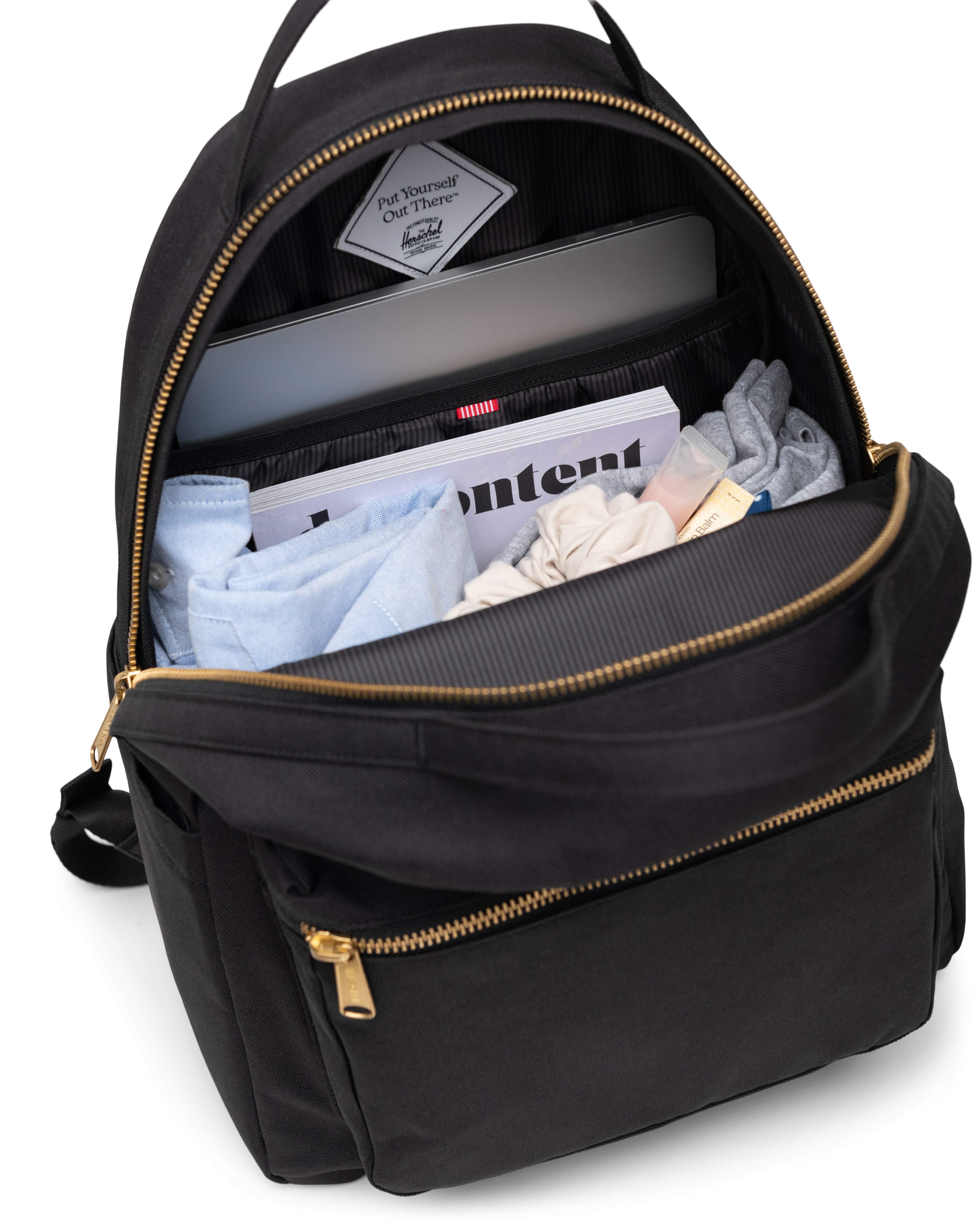 Herschel supply co nova black backpack clearance
