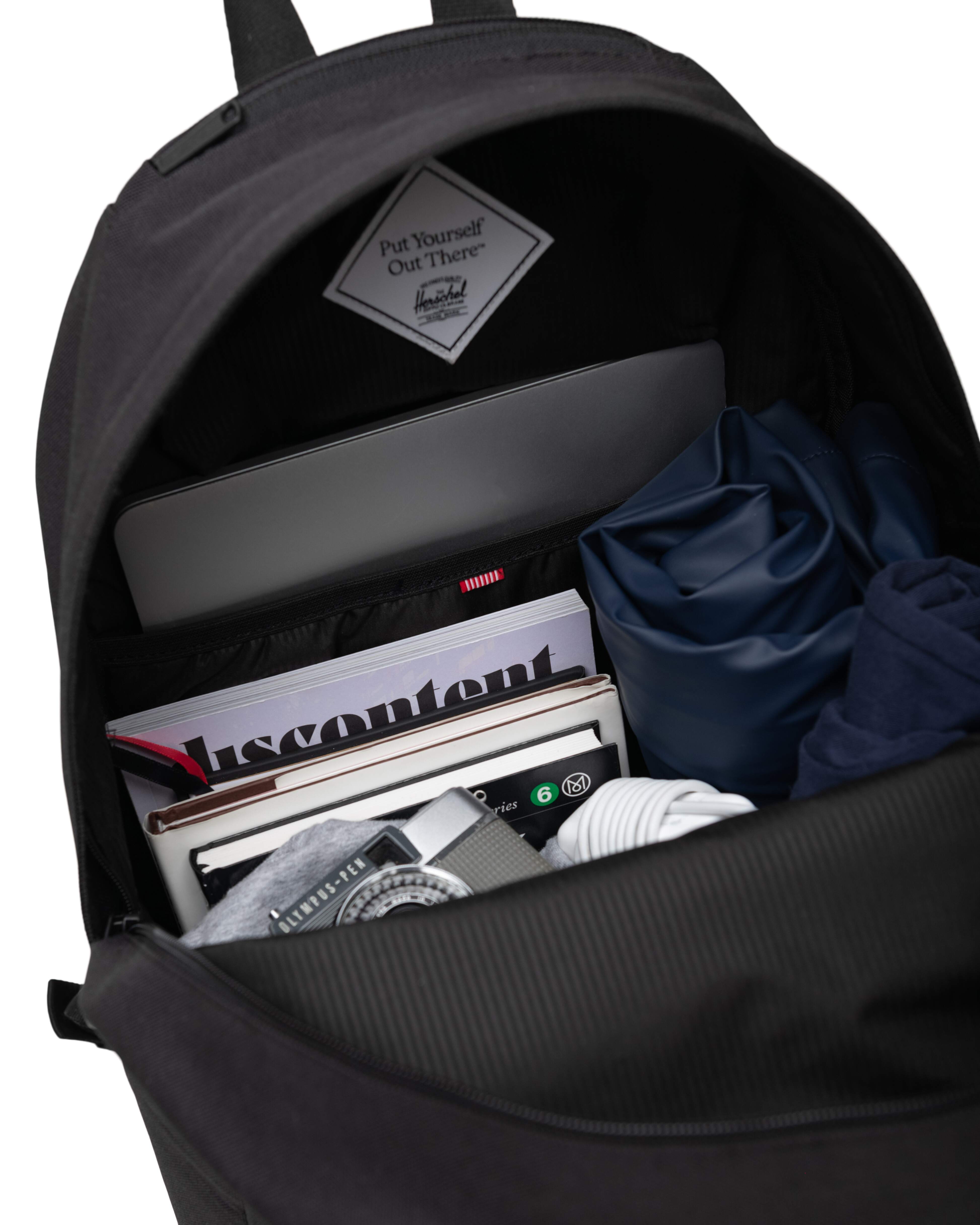 Herschel pop quiz black hot sale grid