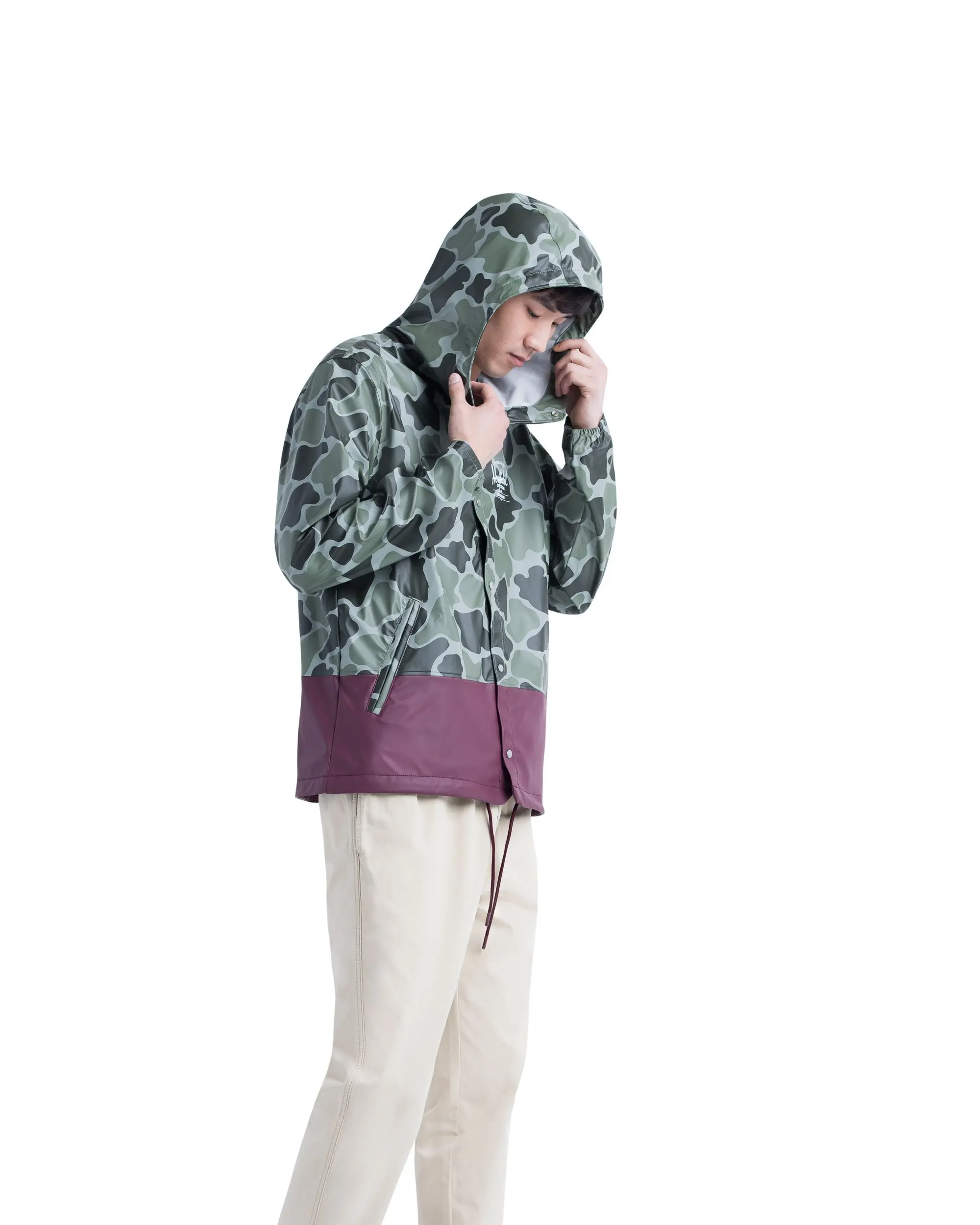 Rainwear Hooded Coach Jacket