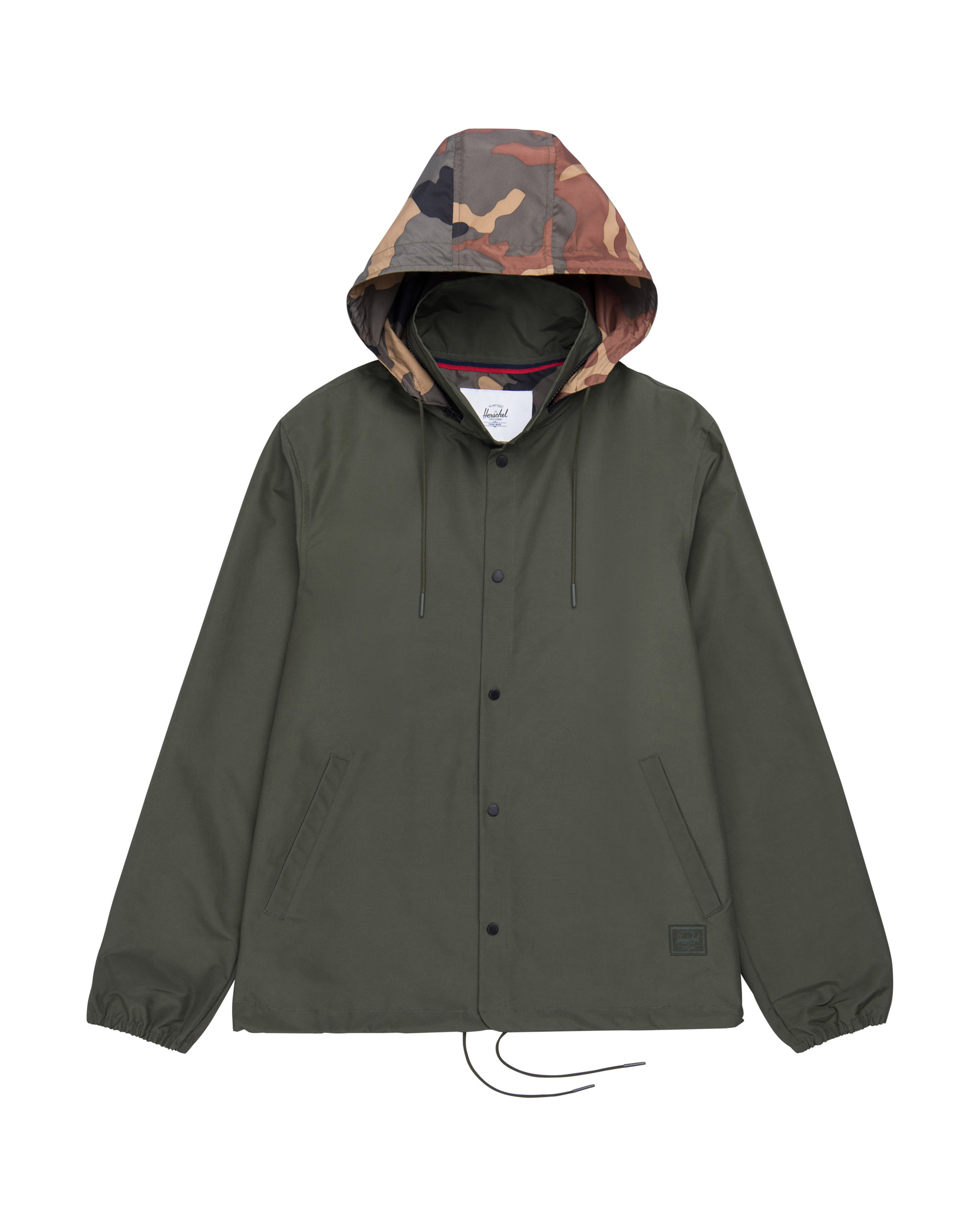 hooded coach jacket