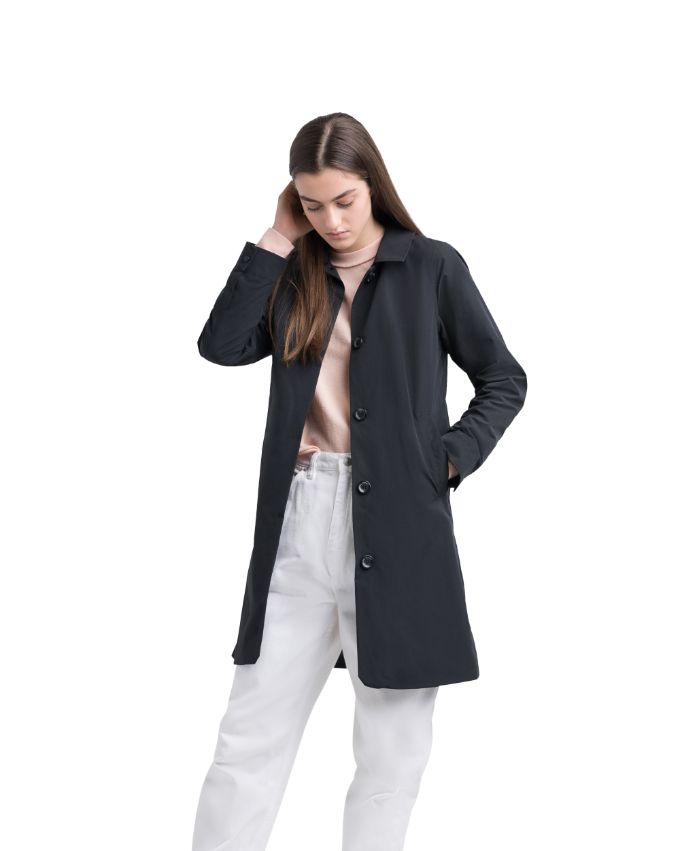 navy mac coat womens