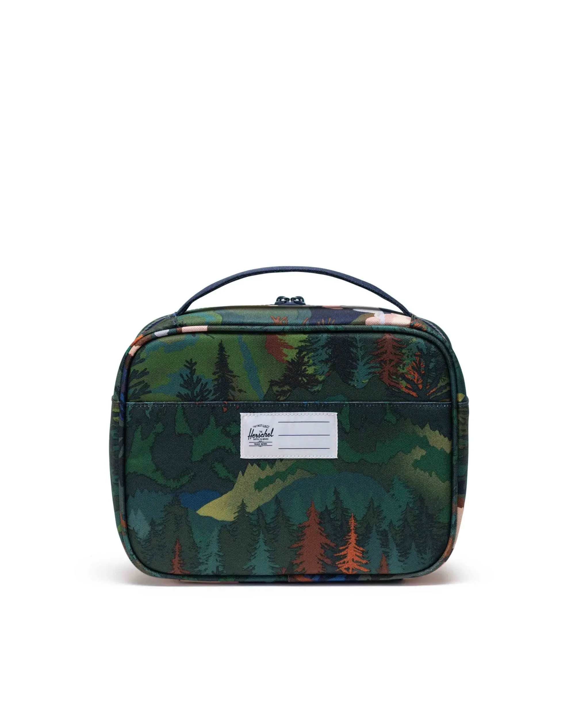 HelloWorld Lunch Bag Waterproof Plaid Pattern Lunch Box Storage Bag Pouch