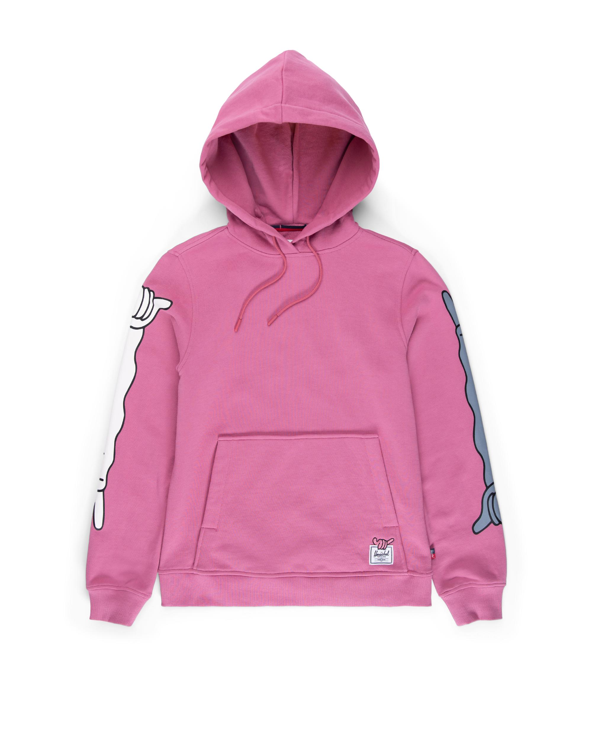 artist union pink hoodie