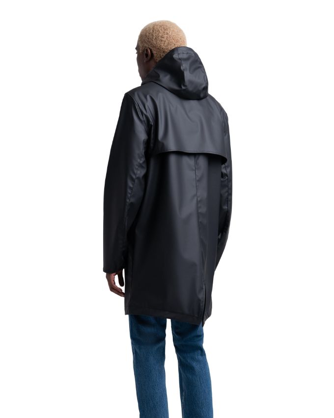 black fishtail parka