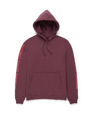 sleeve print hoodie