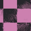 Stencil Checker Opera Mauve
