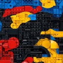 LEGO® Settlement Pencil Case - 1L - Abstract Bricks